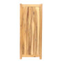 Planter hardhout vierkant (40 x 40 x 100 cm)